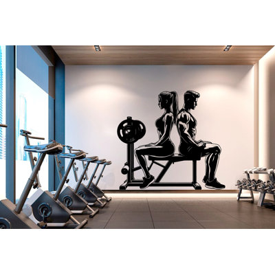 Adhésif décoratif Couple Gym