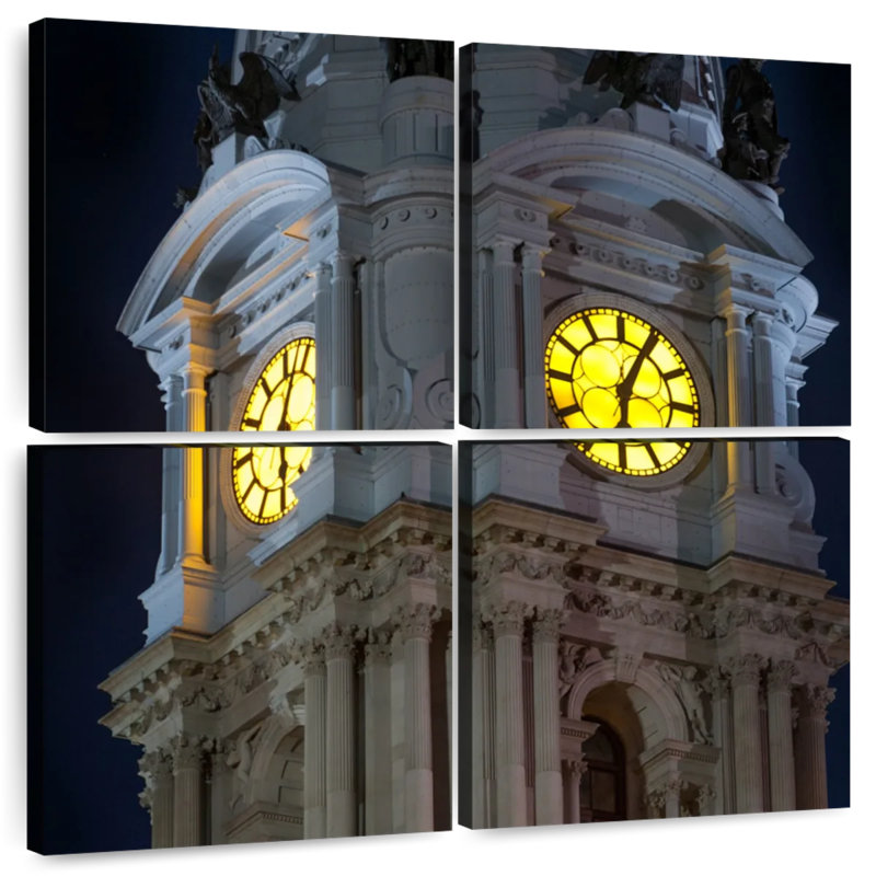 Tour de l'horloge Lilie Philadelphia, H 38 po x l 38 po