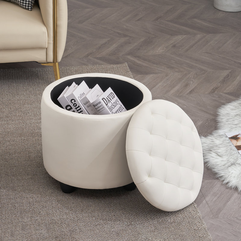 Tabouret de rangement rembourré Attwater