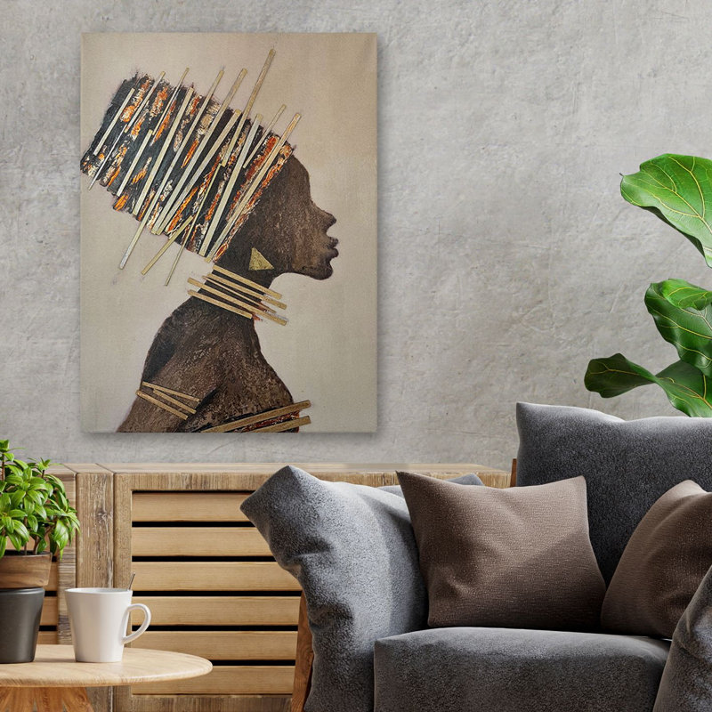 Peinture à l'huile décorative, H 27,56 po x l 39,37 po x P 1 po