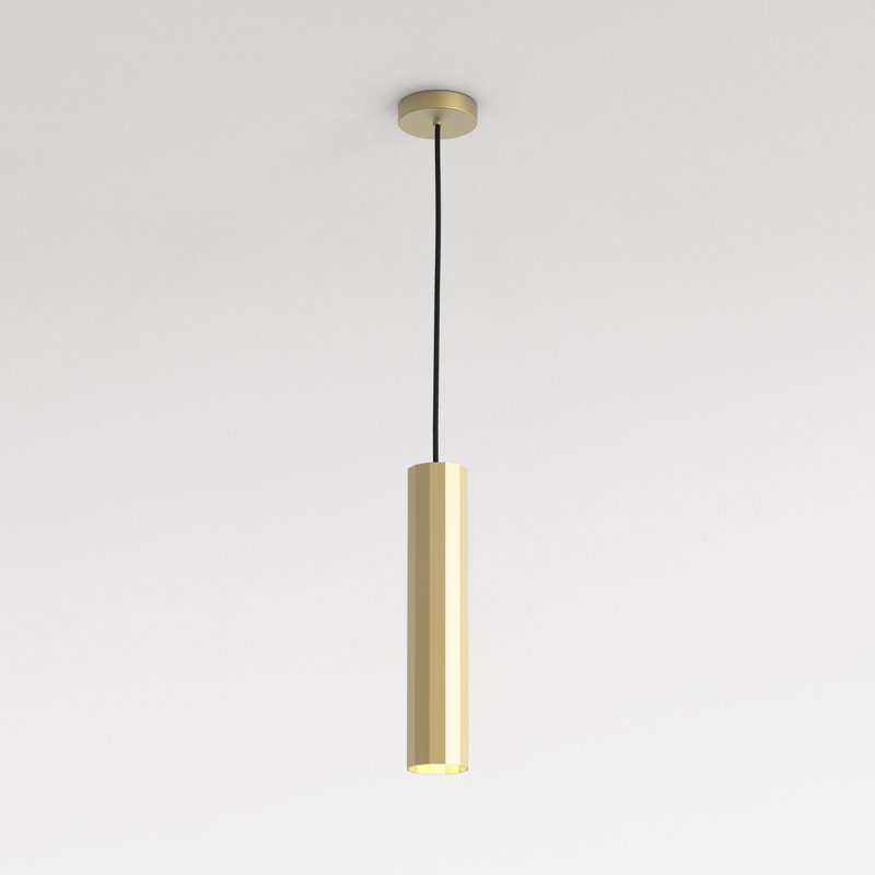 Hashira Pendant, Brushed Gold