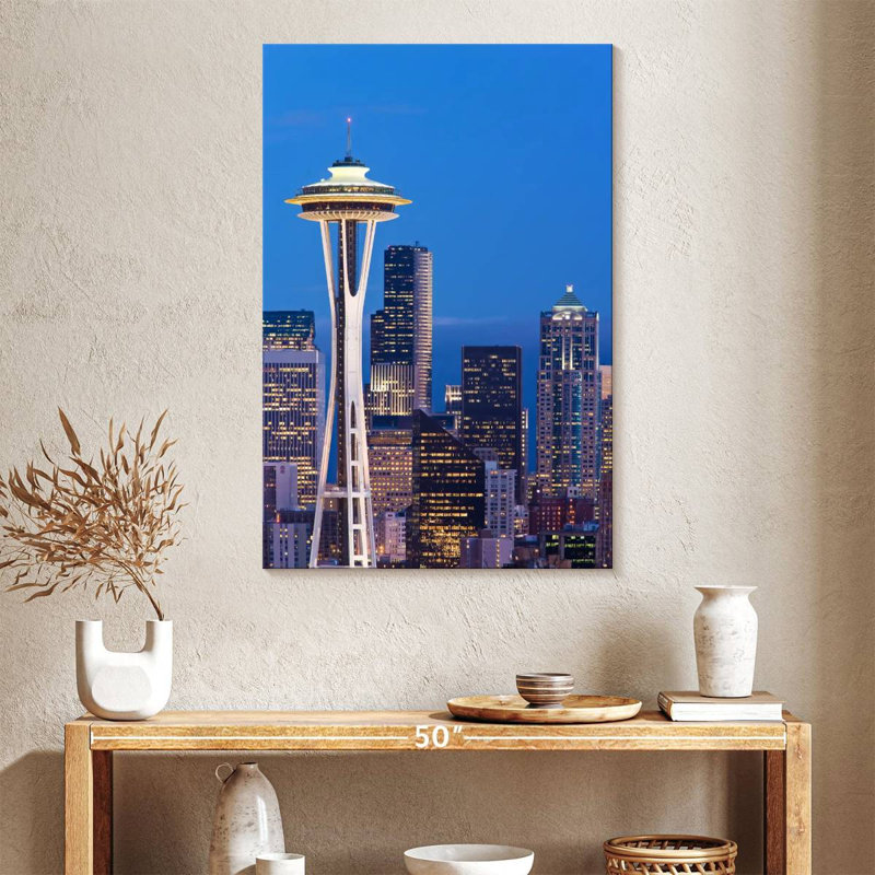 Seattle Observatory Tower, 39" H x 26" W