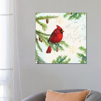 Christmas Blessings I 1 Piece Wrapped Canvas Wall Art