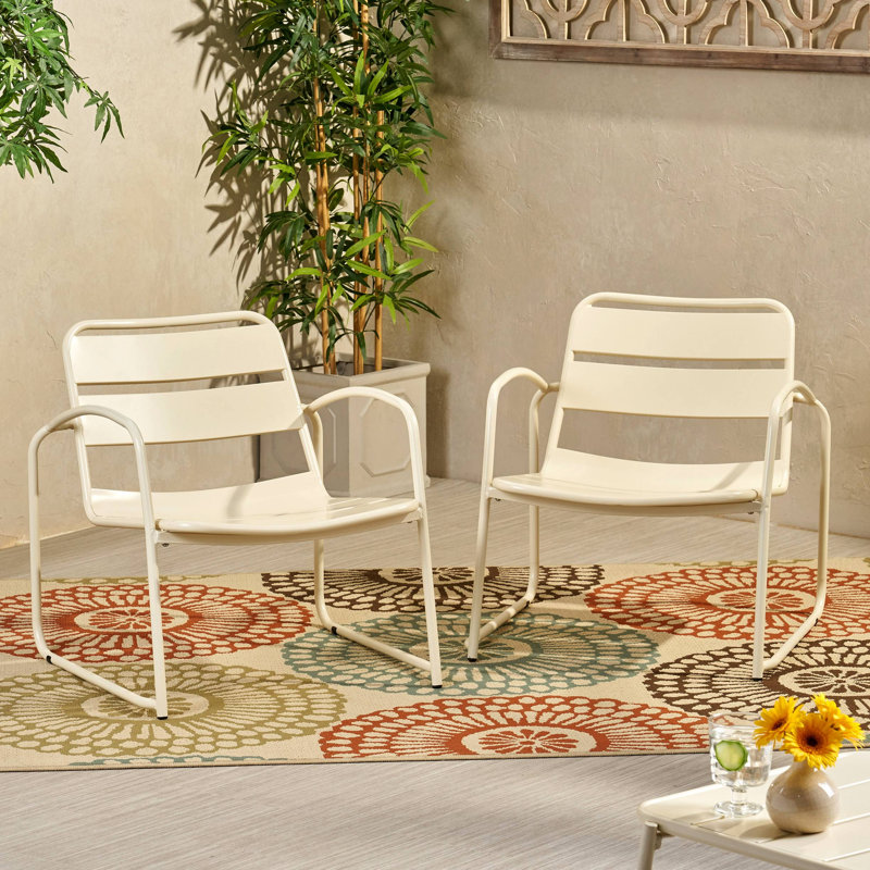 Chaise CONRAD, Blanc mat