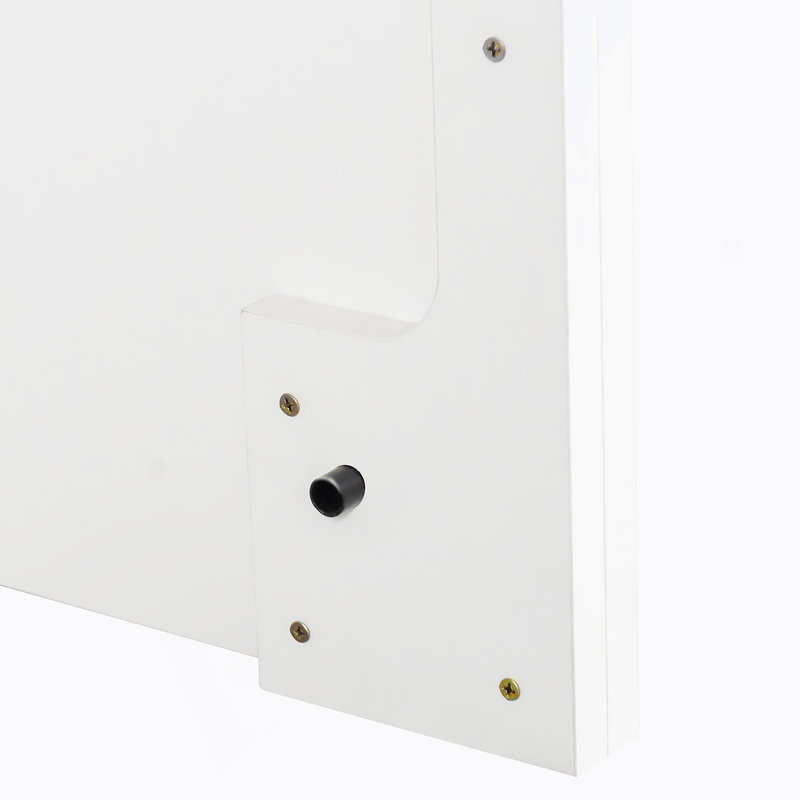 Lit simple extra-long blanc
