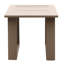 Table d'appoint à grain exquis qui rehausse l'ambiance de la pièce