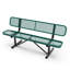 Banc d'extérieur en métal avec dossier Hadleigh-622571437