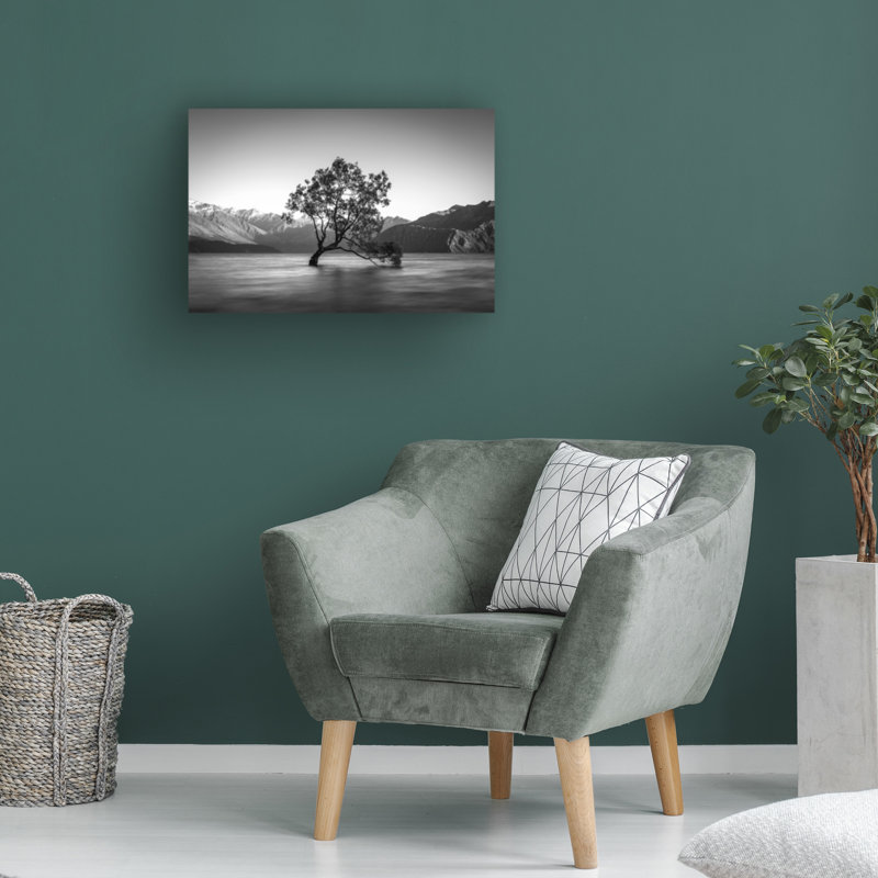 Œuvre sur toile, bol Christoph Schaarschmidt Wanaka, H 12 po x l 19 po