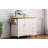 Luminique 52'' Kitchen Island With Drop Leaf And 5 Drawers-490574698