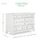 Commode double 8 tiroirs Cape May