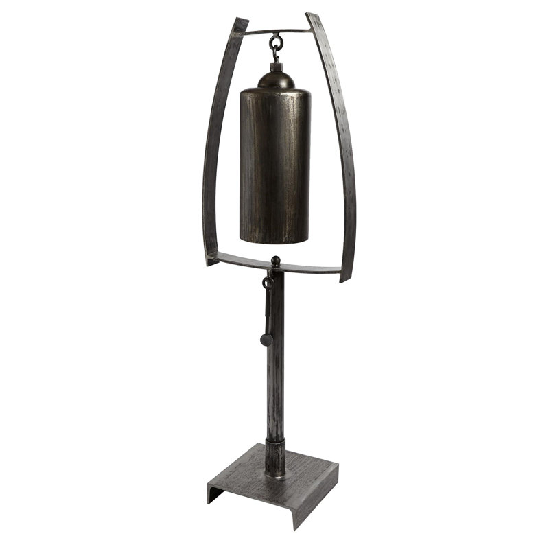 Spring Top Sound Sculpture-Natural Iron