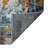 Chelsea Abstract Transitional Durable Performance Orange/Blue Area Rug-68033006