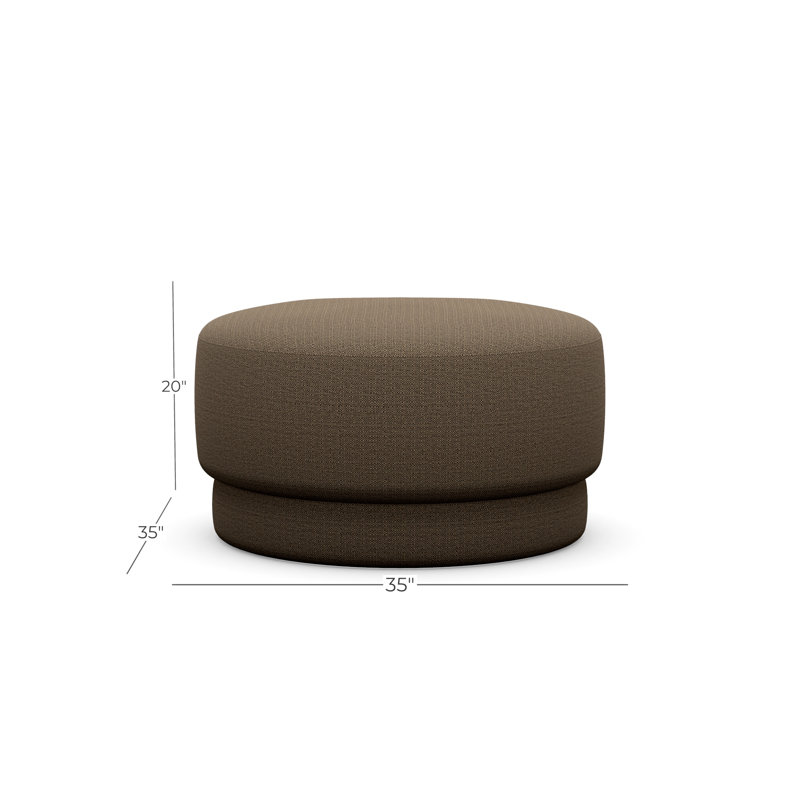 Cremini Medium Ottoman, Sugar Shack 120511
