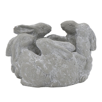 5 Cement Planter, 6.6 Lbs, 10X8x6.5 Inches, Gray, Adding A Whimsical Touch To Your Patio Decor - Shaped, Suitable For Displaying Attractive Plants
