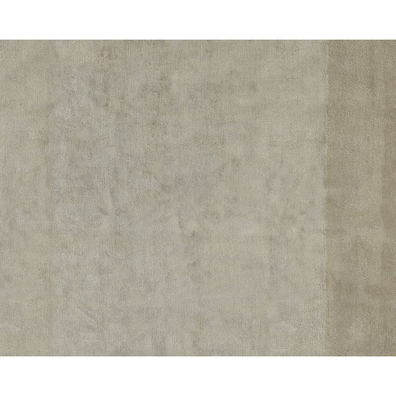 Border Striped Area Rug in Beige/Gray, Rectangle 10' x 14'