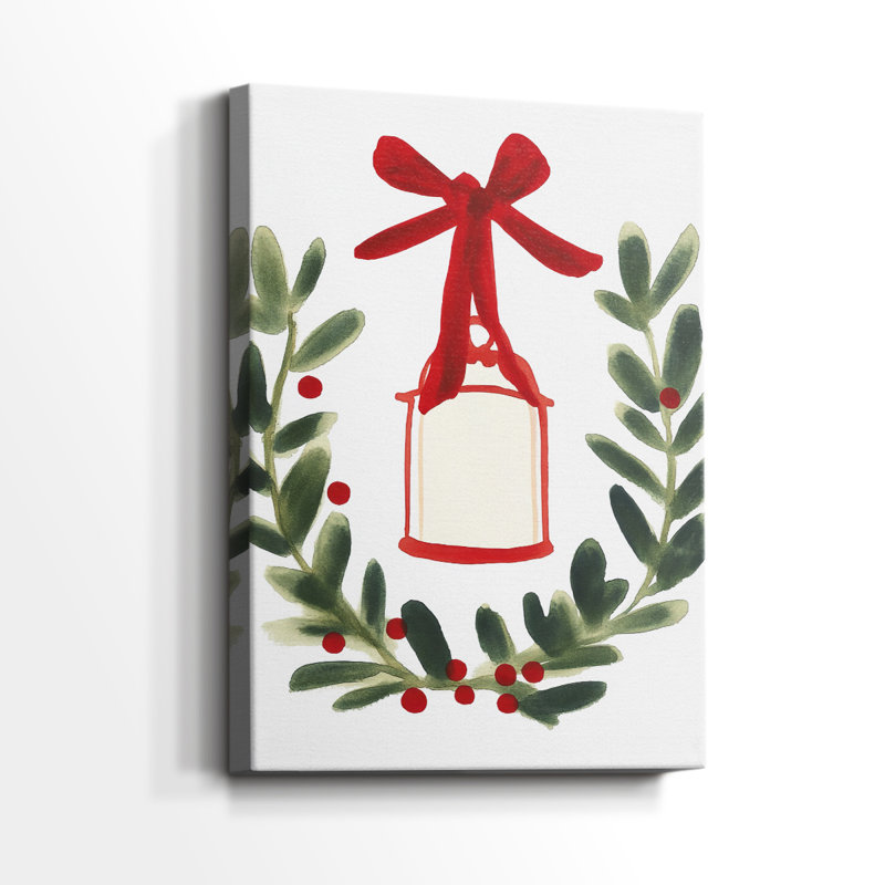 Art des Fêtes de Noël - Toile tendue avec châssis CMI, H 48 po x l 32 po