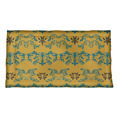 Football Baroque Pattern Pillow Sham