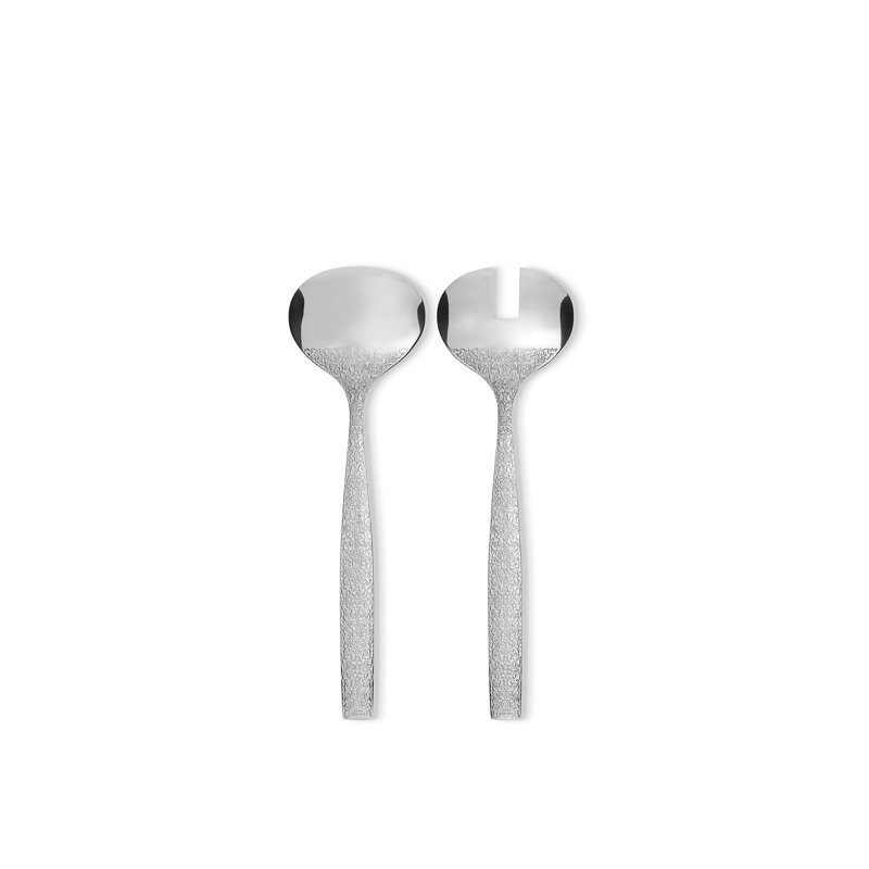 Dressed Stainless Steel Salad Servers