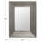 Facundo Metal Flat Wall Mirror-939578280