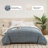 Taf Velvet Gray Blanket-90.1in*68.1in-119304540-119304541