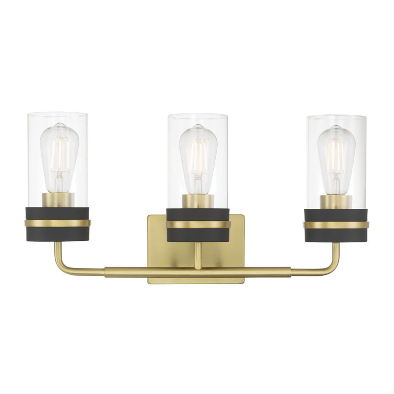 Meuble-lavabo 3 lumières Altherr, H 9,75 po x l 20 po x P 6 po, Trois lumières