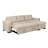 Upholstered L-Shaped Sectional Reversible