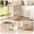 17.7''w 1-drawer Nightstand-1314825538