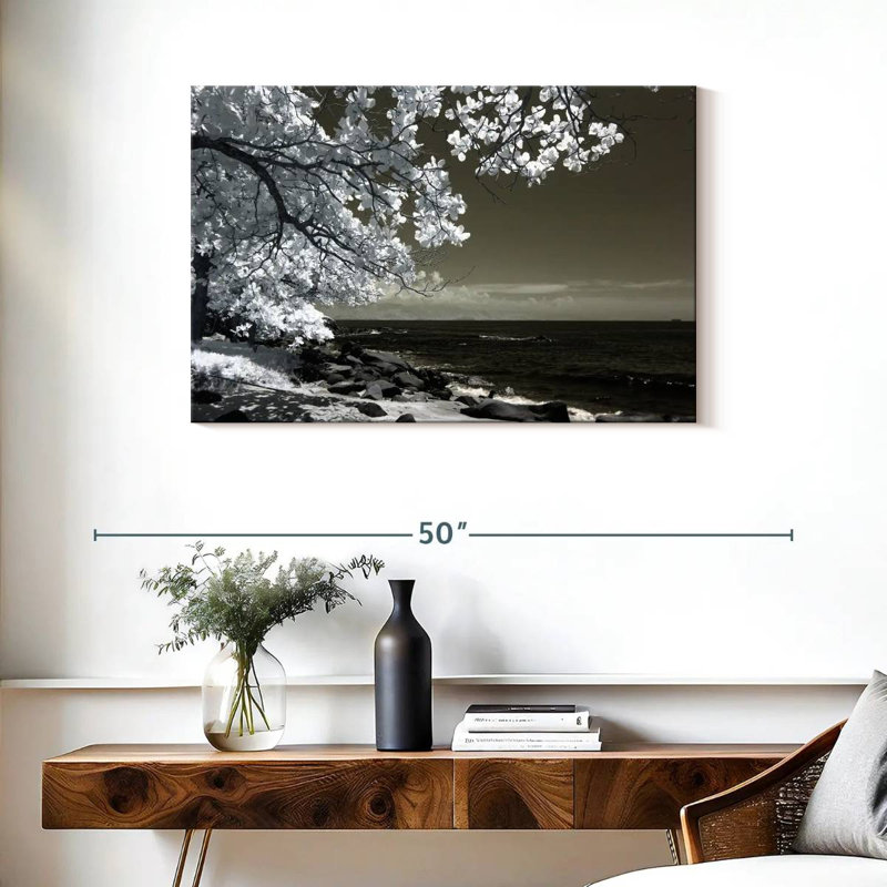 Arbre noir et blanc Harnek, H 24 po x l 36 po