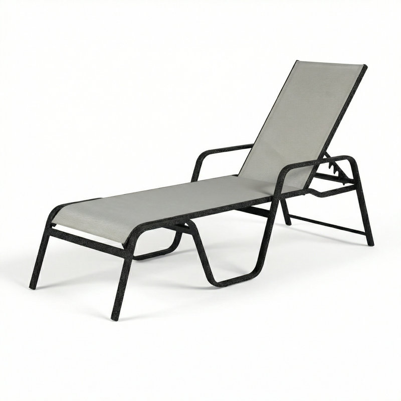 Chaise, Augustine Alloy II Sling/Granite