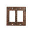 Copper Double Ground Fault/Rocker GFI Switchplate Cover