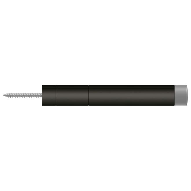 Deltana BDS450U10B Extension Baseboard Door Bumper, Solid Brass in Oil-rubbed Bronze, Oil-Rubber Bronze