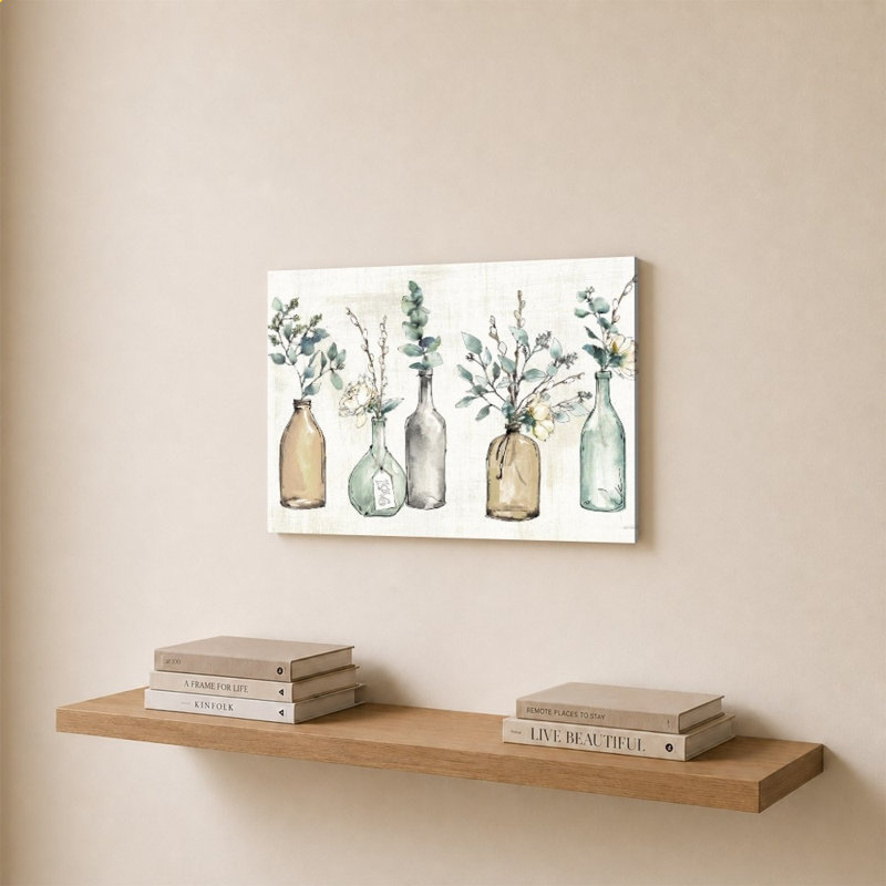 «Modern Farmhouse I Amber» par Anne Tavoletti - Impression sur toile, H 20 po x l 30 po, Ne s’applique pas
