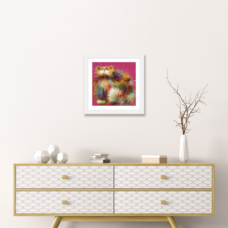 « knickerbocker » par kim haskins-impression sur image, H 16 po x l 16 po x P 1 po, Papier avec cadre blanc