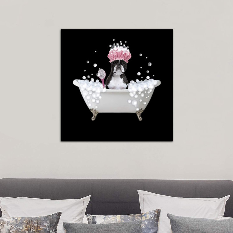 Bath Time Bubbles 4 by Marcus Prime - Wrapped Canvas Print, 66.04 cm H x 66.04 cm W x 1.91 cm D