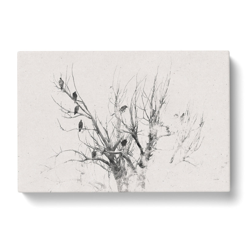 Birds In The Trees - Wrapped Canvas, 60cm H x 91cm W x 3cm D