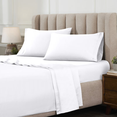 Simba Egyptian Cotton Deep Pocket Solid Luxury 1000 Thread Count Sheet Set