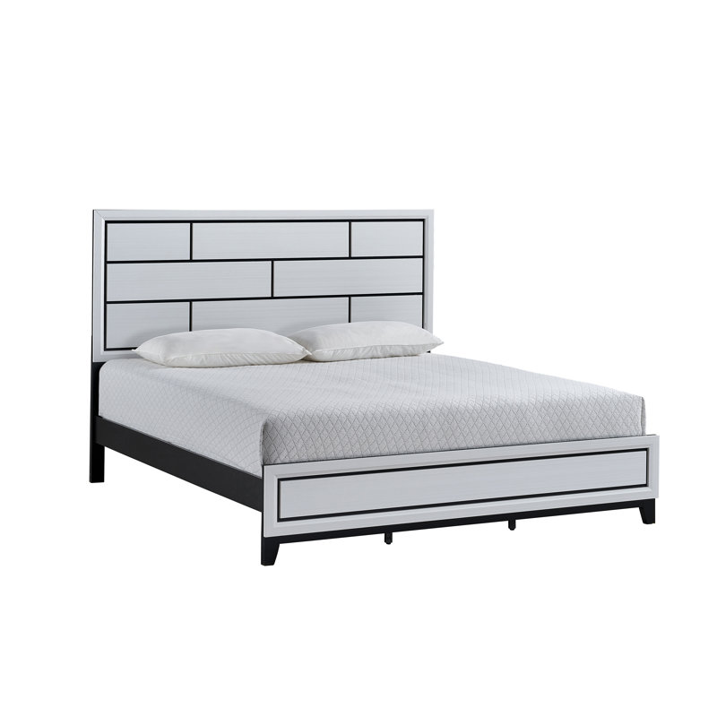 Vanves Bed, White, Queen
