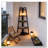 Tall Ladder Display Shelf,Small Storage Shelf,5-Tier Bookshelf,