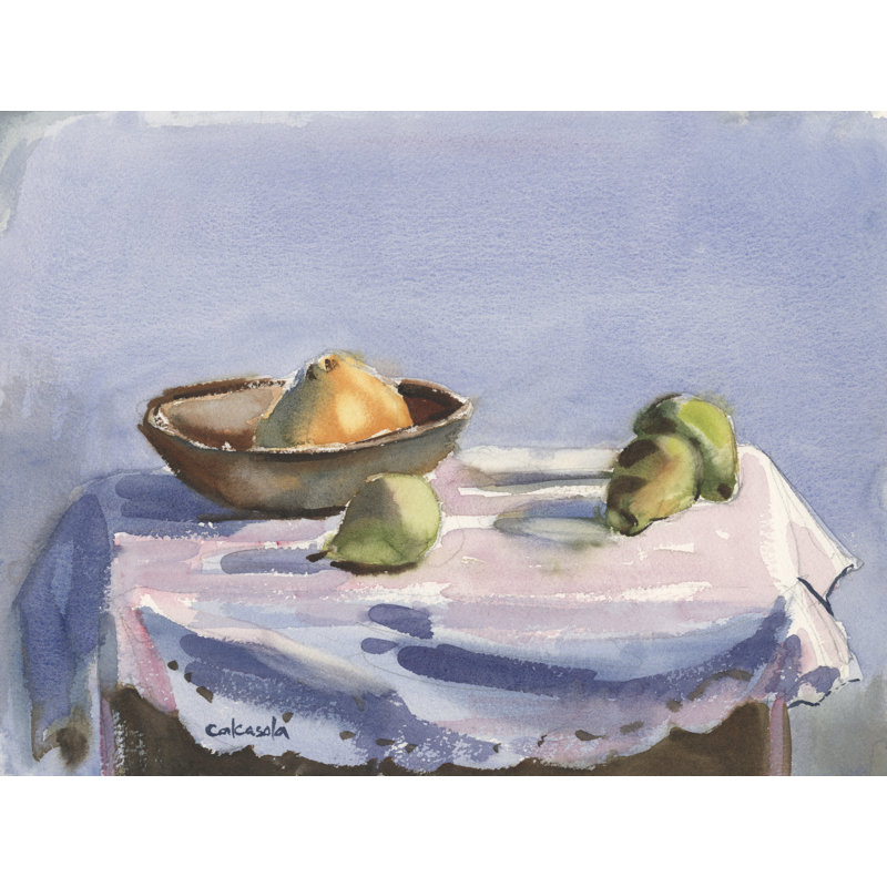 Teagon Fruit Still Life by Stephen Calcasola - Wrapped Canvas Print, 20 cm H x 30 cm W