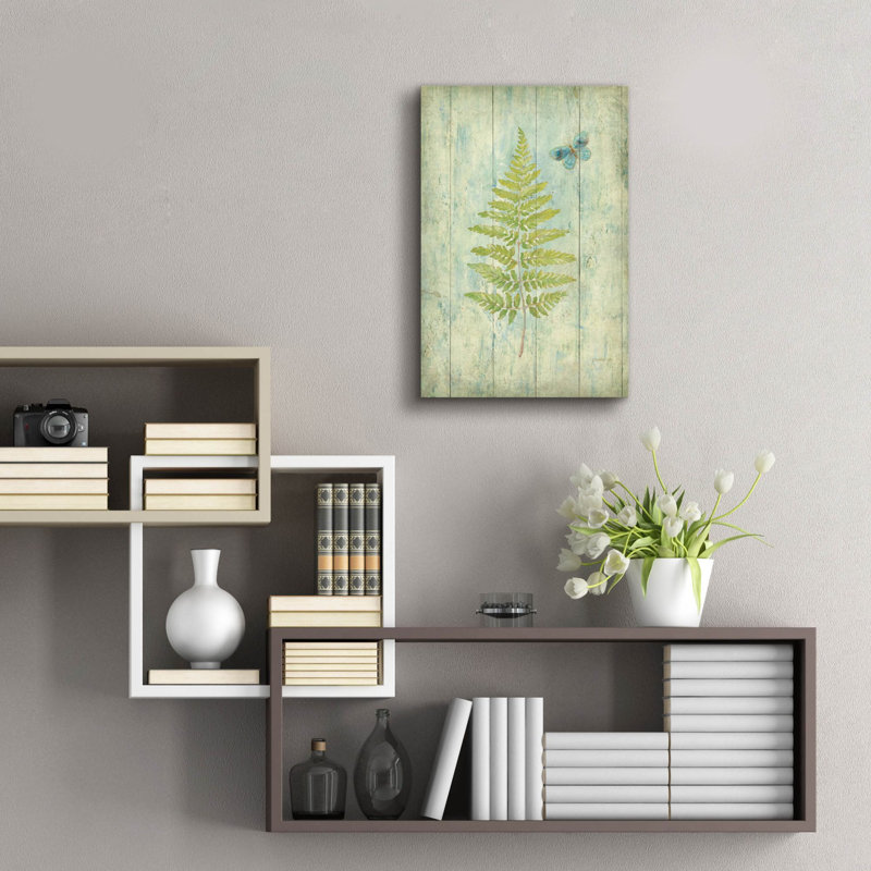  «Natural Floral 13 Butterfly» par Danhui Nai, art mural en verre acrylique, 16 po x 24 po