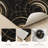 Celestial Swirls Non-Slip Washable Kitchen Mats