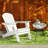 Ergonomically designed resin folding Adirondack chair-328065392