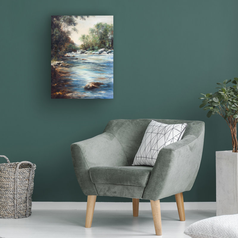 «Michelle Faber River», art sur toile, H 35 po x l 47 po