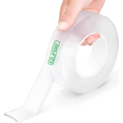 Double Sided Tape Heavy Duty Nano Adhesive Mounting Tape Wall Decor,Sticky Picture Hanging Adhesive Strips Poster Tape
