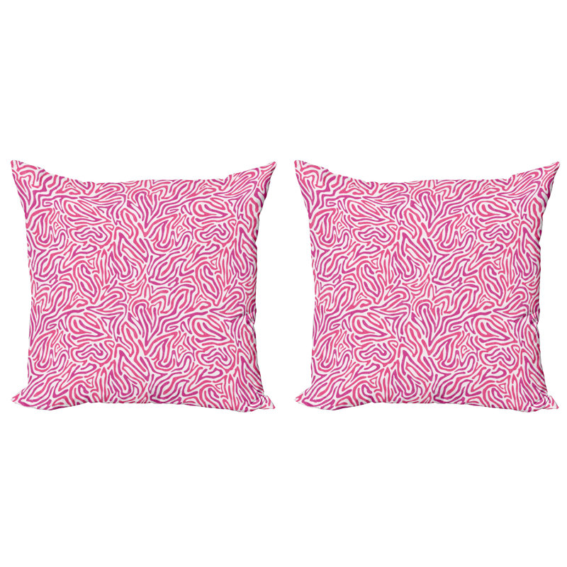 Nishta Paisley Square Throw Pillow Cover, 18"H x 18"W