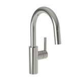 East Linear Single Handle Pull Down Bar Faucet
