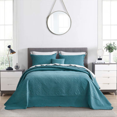 Ensemble de courtepointe en microfibre 5 pièces Leadington
