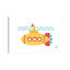 Sous-marin - imprimé-52819056-52819057-52819058