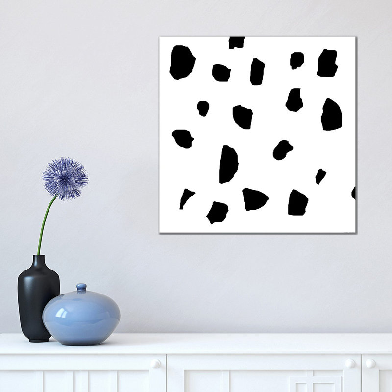 Black Raining 1 Piece Wrapped Canvas Painting, 45.72 cm H x 45.72 cm W