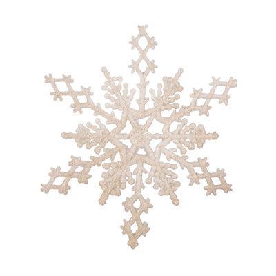 Glitter Snowflake Ornament